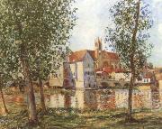 Alfred Sisley Moret-sur-Loing in Morning Sum oil painting picture wholesale